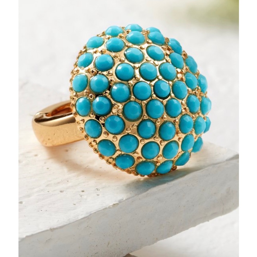 Soft surroundings turquoise  dome ring